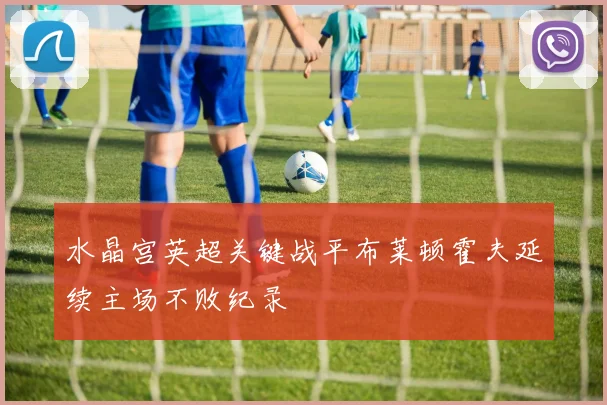 水晶宫英超关键战平布莱顿霍夫延续主场不败纪录